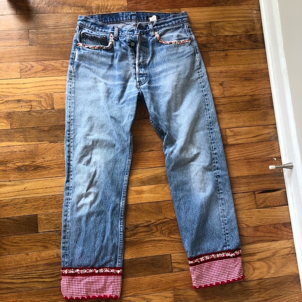 Embroidered Levi’s